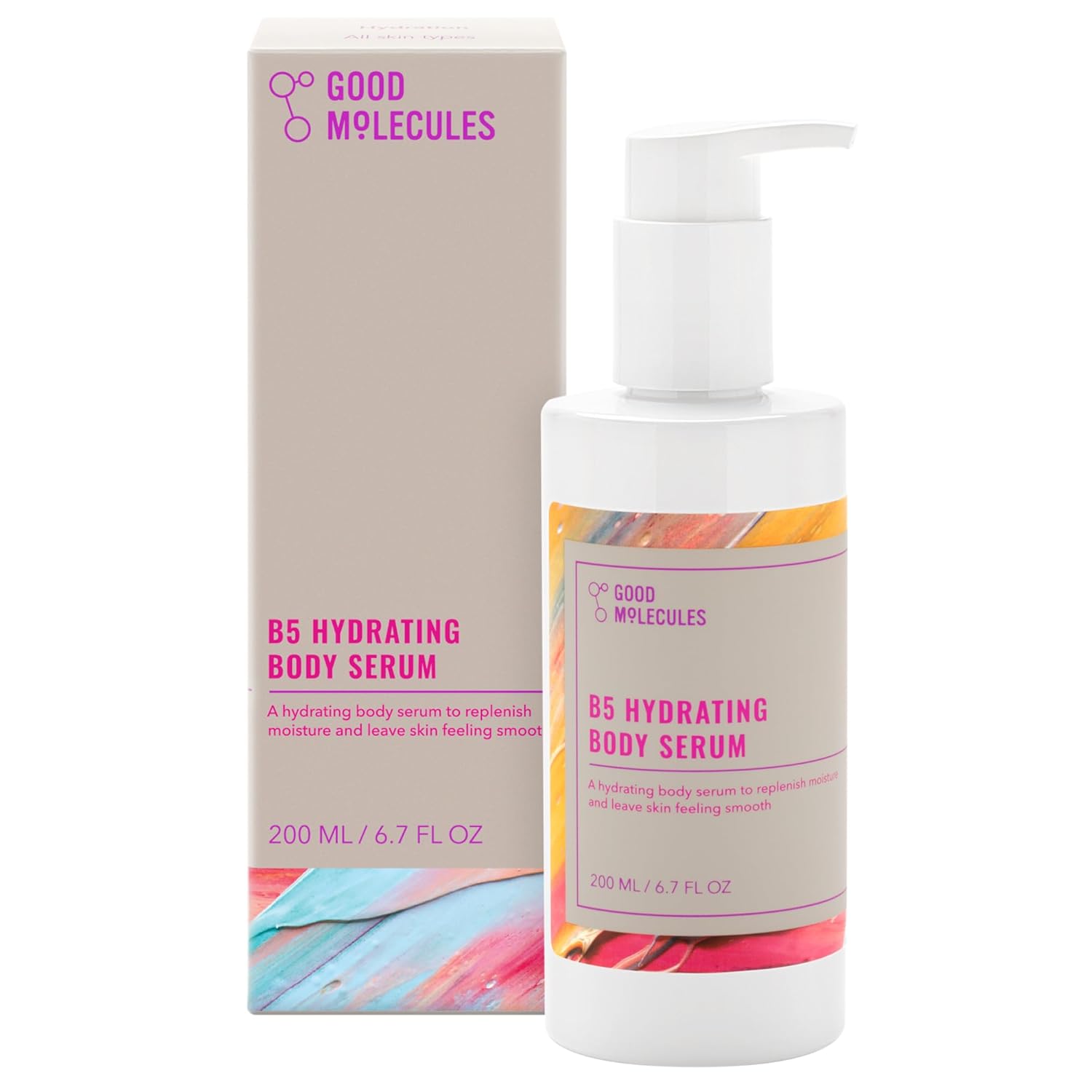 61iP+dPXW6L._SL1500_ Good Molecules B5 Hydrating Body Serum (200 ml) - Image 1
