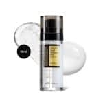 COSRX Advanced Snail Radiance Dual Essence in an 80ml clear bottle with black pump.