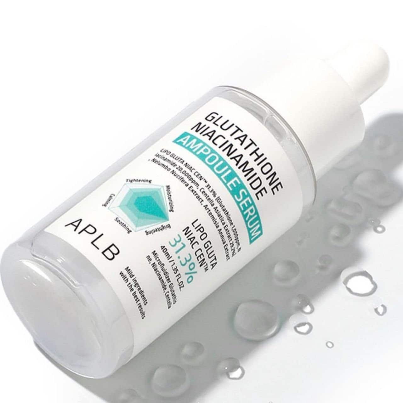 aplb glutathione niacinamide ampoule serum 40ml APLB Glutathione Niacinamide Ampoule Serum has been my go-to since last  year. Bright, hydrated, fresh-looking skin — even when I’m tired.,  Available on YesStyle 💛, #yesstyle #yesstyleinfluencers main image 0