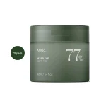 Anua Heartleaf 77% Clear Pad in a dark green container with flip-top lid, 70 pads.