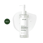 Anua Heartleaf Pore Control Cleansing Oil Mild in a 200ml clear bottle with white pump.
