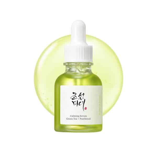 Beauty of Joseon Calming Serum Green Tea + Panthenol in a 30ml bottle with white dropper.