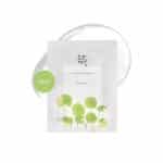 Beauty of Joseon Centella Asiatica Calming Mask in a 25ml white pouch with green leaves.