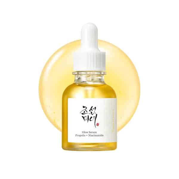 Beauty of Joseon Glow Serum Propolis + Niacinamide in a 30ml bottle with white dropper.