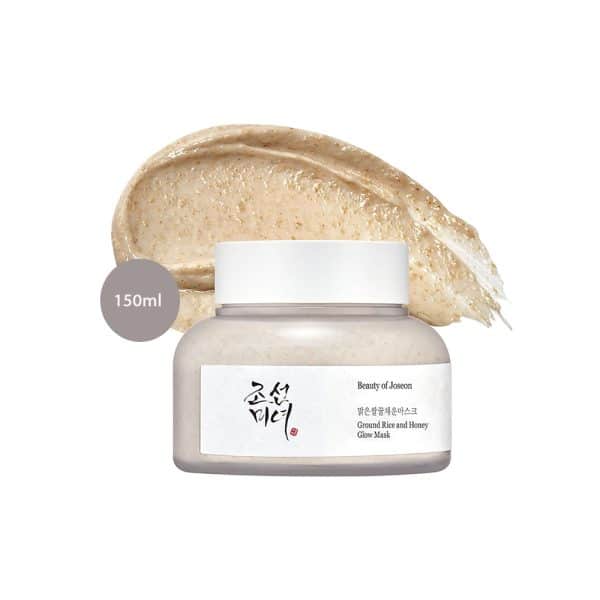 Beauty of Joseon Ground Rice and Honey Glow Mask in a 150ml frosted jar with white lid.