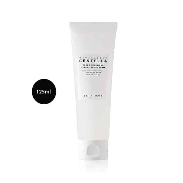 SKIN1004 Madagascar Centella Tone Brightening Cleansing Gel Foam 125ml tube.