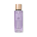 Victoria's Secret Love Spell Fragrance Mist purple spray bottle with gold cap.
