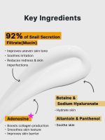 COSRX Advanced Snail 92 All in One Cream Tube (50g) - Image 4