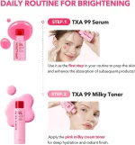 APRILSKIN TXA+niacinamide 99 Pink Milky Toner (150 ml) - Image 2