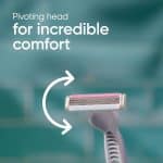 Gillette Venus Colors 3 Disposable Razors (4 in Pack of 1) - Image 3