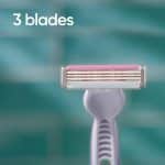 Gillette Venus Colors 3 Disposable Razors (4 in Pack of 1) - Image 4