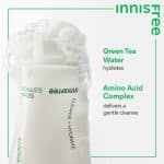 innisfree Green Tea Hydration Amino Cleansing Foam (150 g) - Image 3