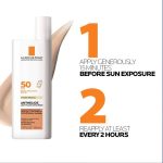 La Roche Posay Anthelios Tinted Fluid Facial Sunscreen SPF50+ (50ml) - Image 4