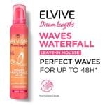 L'Oréal Paris Elvive Dream Lengths Waves Waterfall Mousse (200 ml) - Image 4