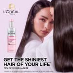 L'Oréal Paris Elvive Glycolic Gloss Leave-In Serum for Dull Hair (200 ml), - Image 2