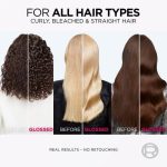 L'Oréal Paris Elvive Glycolic Gloss Leave-In Serum for Dull Hair (200 ml), - Image 3