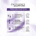 L'Oréal Paris Excellence Cool Creme Permanent Hair Dye 3.11 Ultra Ash Dark Brown - Image 2