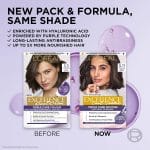 L'Oréal Paris New & Improved Excellence Cool Creme Permanent Hair Dye 5.11 Ultra Ash Light Brown - Image 3