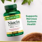 Nature’s Bounty Flush Free Niacin 500 mg Capsules for Energy Metabolism (120 Capsules) - Image 2