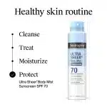 Neutrogena Ultra Sheer Lightweight Body Mist Sunscreen Spray SPF70 (141 g) - Image 6