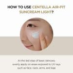SKIN1004 Madagascar Centella Air Fit Suncream SPF50+ (50ml) - Image 4