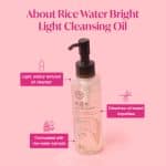 THE FACE SHOP Rice Water Bright Cleansing Light Oil (150 ml) - Image 3