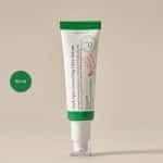 AXIS-Y Dark Spot Correcting Glow Serum 50ml white tube with green accents and pump cap.