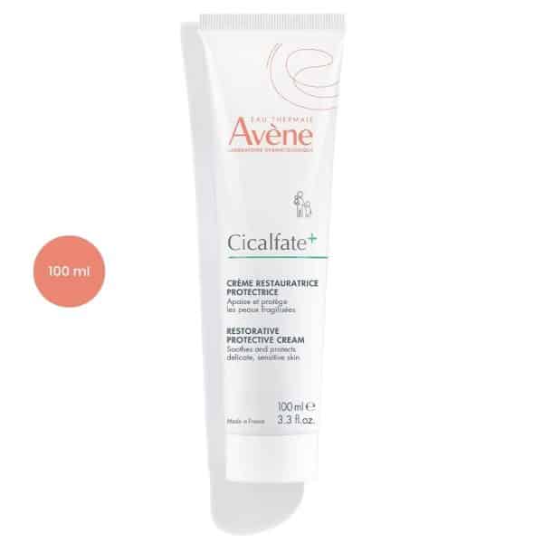 Avène Cicalfate+ Restorative Cream 100ml white tube with orange lettering.
