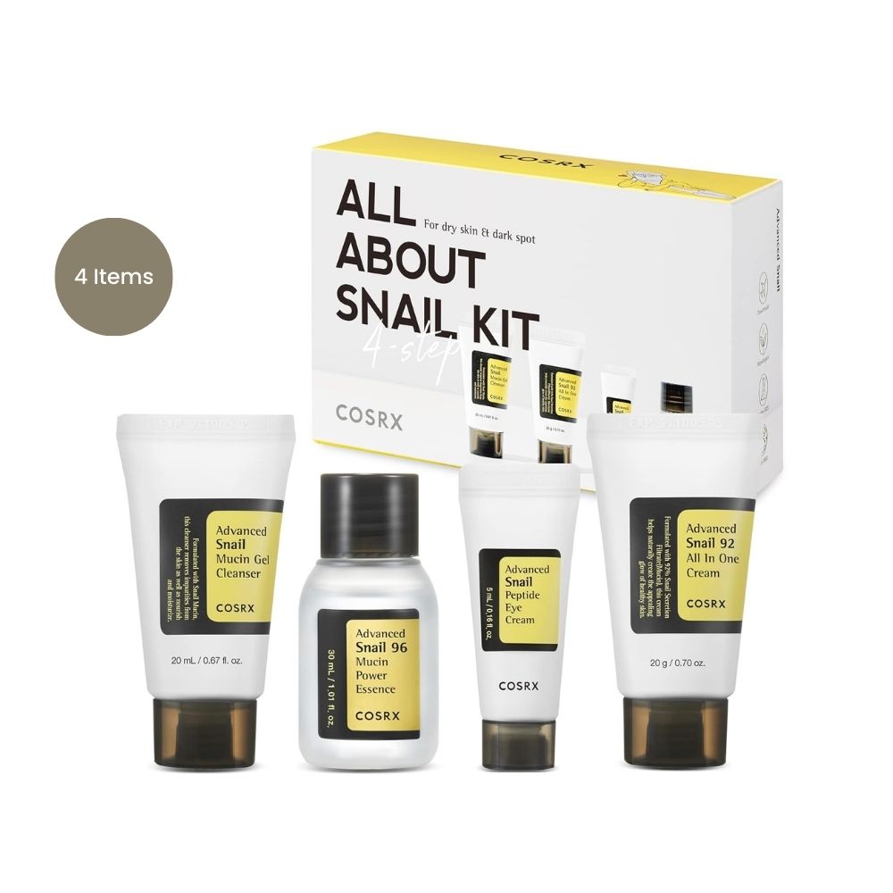 COSRX All About Snail Kit – 4 Step Skincare Set