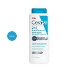 CeraVe 2in1 Anti-Dandruff Shampoo & Conditioner 355ml white bottle with blue branding.
