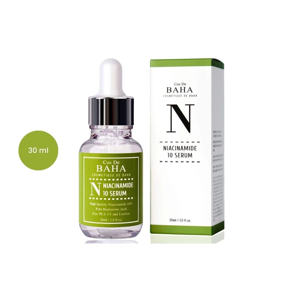 Cos De BAHA 10% Niacinamide Booster Serum with 1% Zinc (N) (30 ml) CDB-SRM-0007 Cos De BAHA 10% Niacinamide Booster Serum with 1% Zinc (N) (30 ml) - Image 1