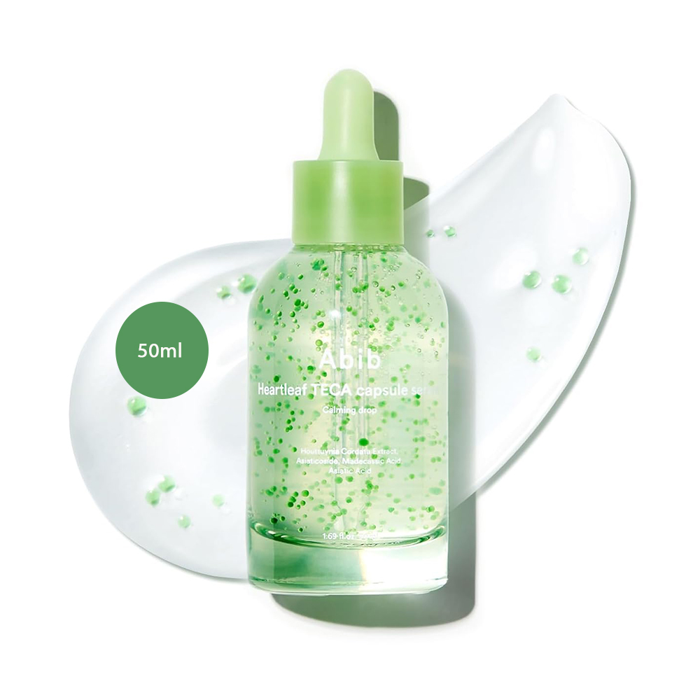 Heartleaf TECA Capsule Serum Calming Drop (50ml) Abib-Heartleaf-TECA-Capsule-Serum with white background