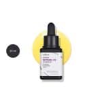 Isntree Hyper Retinol EX 1.0 Serum 20ml bottle with black dropper cap and yellow liquid background.