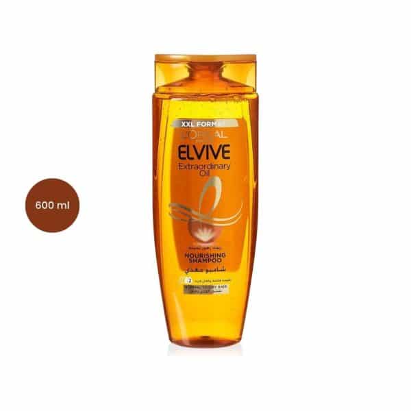 L'Oréal Paris Elvive Extraordinary Oil Nourishing Shampoo for Dry Hair (600 ml)