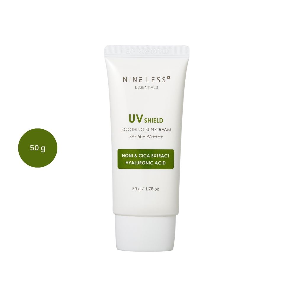 NINELESS Essentials Uv Shield Soothing Sun Cream SPF50+ PA++++ (50 g) NIN-SUN-0001 NINELESS Essentials Uv Shield Soothing Sun Cream SPF50+ PA++++ (50 g) - Image 1