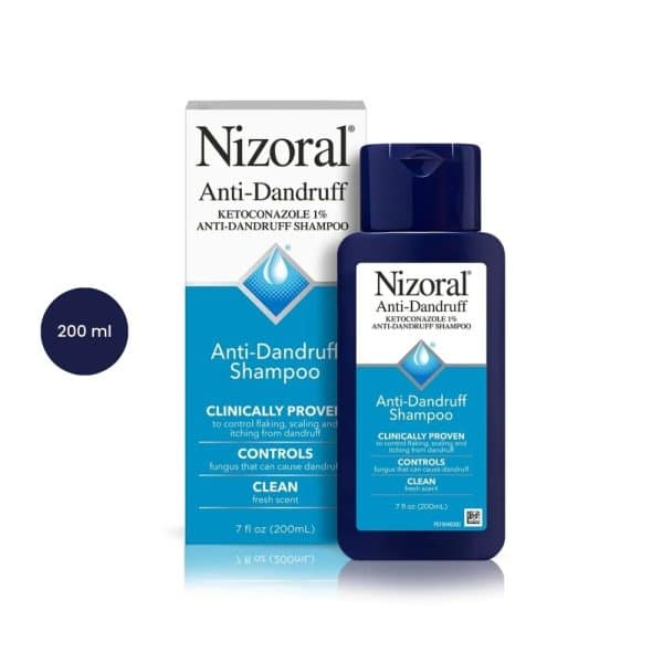 Nizoral Anti-Dandruff Shampoo with 1% Ketoconazole (200 ml)