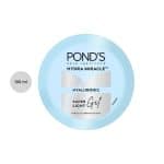 Pond's Hydra Miracle Hyaluronic Super Light Gel 100ml light blue round jar for oily skin.