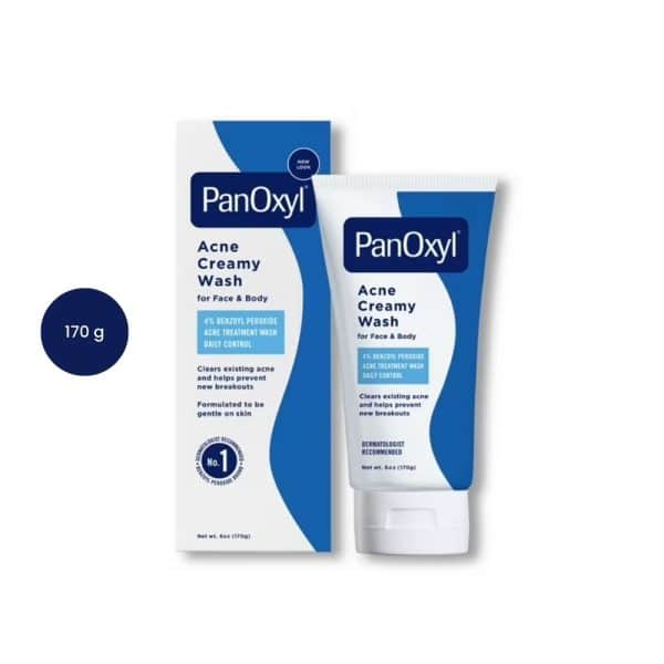 PanOxyl Acne Creamy Wash Benzoyl Peroxide 4% Daily Control (170 g)