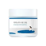 round lab moisturizer with white background