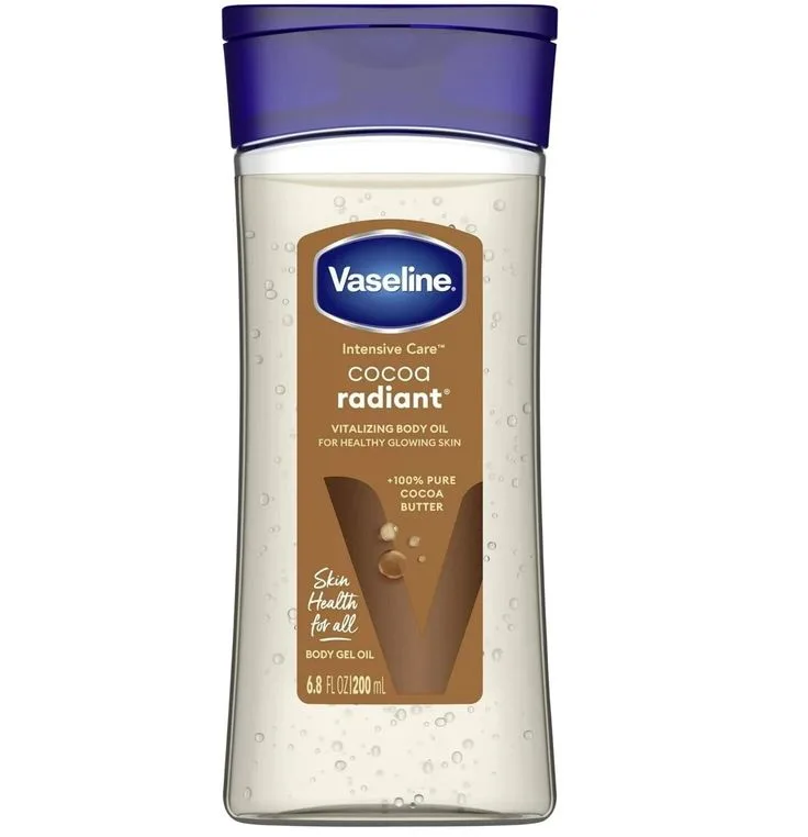 Vaseline Intensive Care Cocoa Radiant Body Gel Oil 200ml bottle