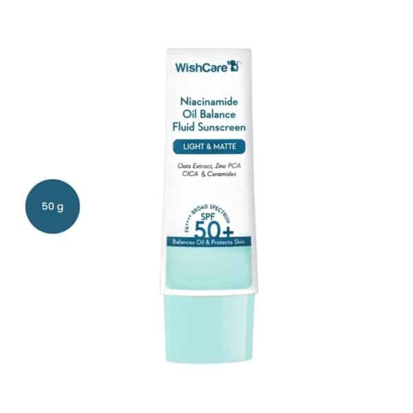 WishCare Niacinamide Oil Balance Fluid Sunscreen SPF50+ PA++++ (50 g)