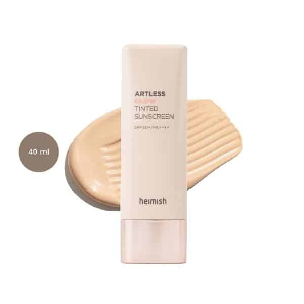 Heimish Artless Glow Tinted Sunscreen SPF 50+ PA+++ 40ml