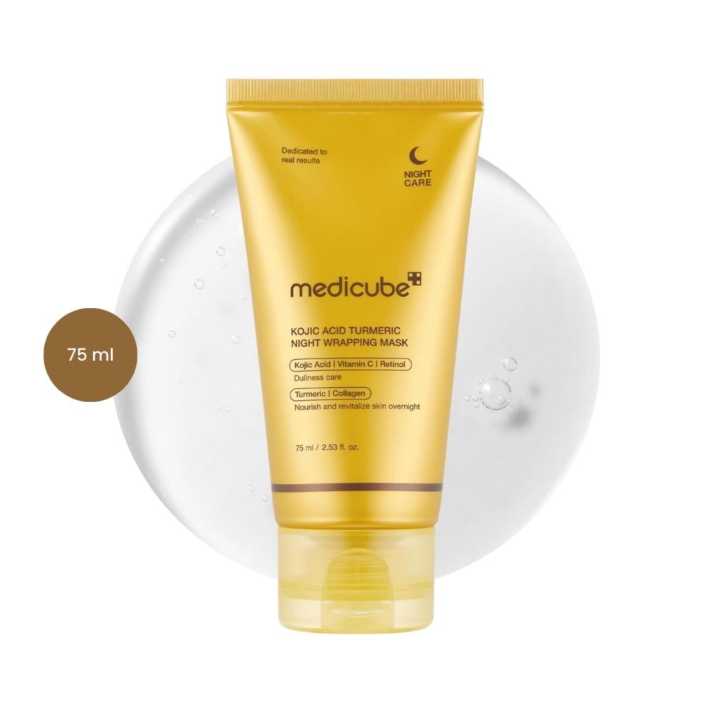 medicube Kojic Acid Turmeric Night Wrapping Mask – (75 ml) MDC-FMS-0012 medicube Kojic Acid Turmeric Night Wrapping Mask (75ml) - Image 1