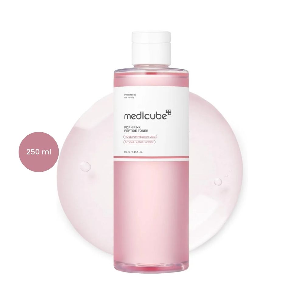 medicube PDRN Pink Cica Soothing Toner (250 ml) MDC-TON-0020 medicube PDRN Pink Cica Soothing Toner (250ml) - Image 1