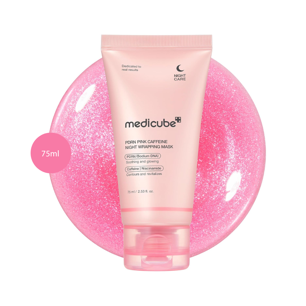 medicube PDRN Pink Caffeine Night Wrapping Mask (75ml)