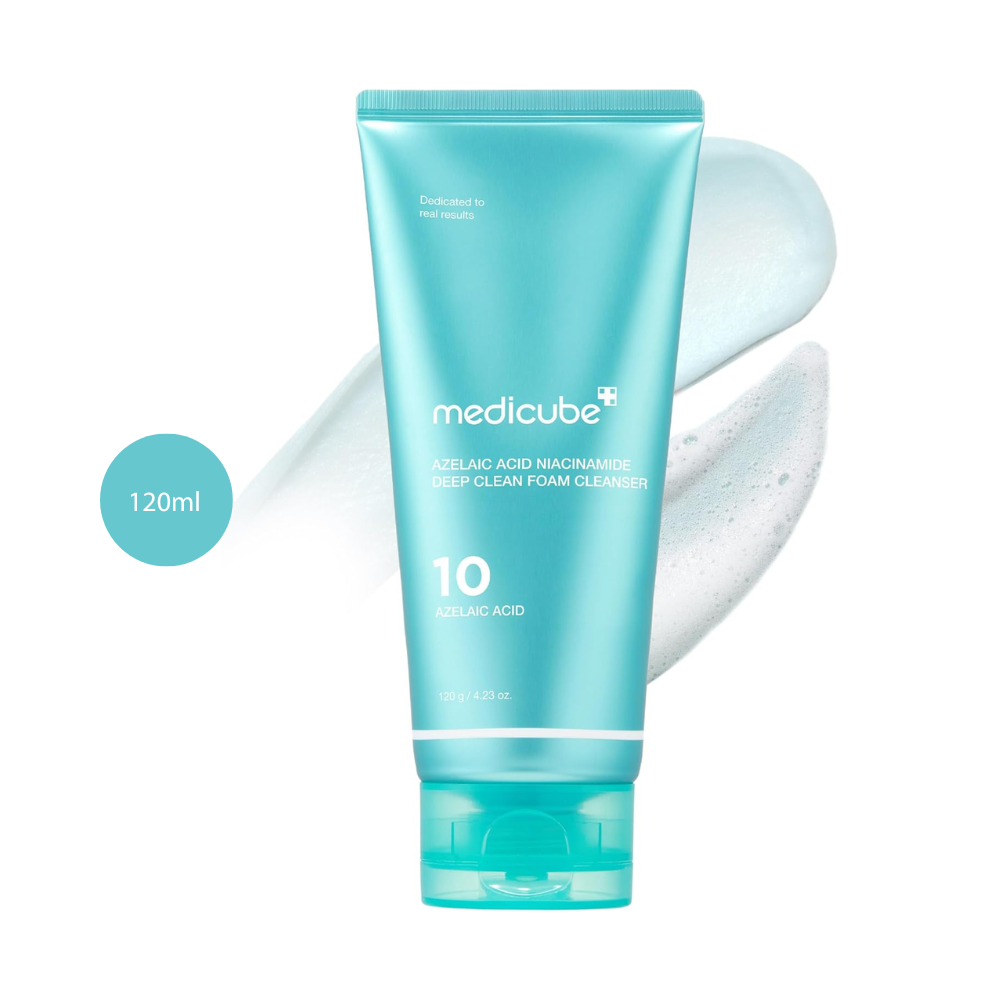 medicube Azelaic Acid Niacinamide Deep Clean Foam Cleanser (120g)