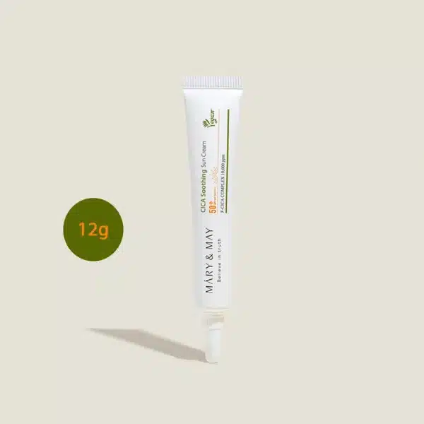 Mary&May (Mini) CICA Soothing Sun Cream SPF50+ PA++++ (12g)