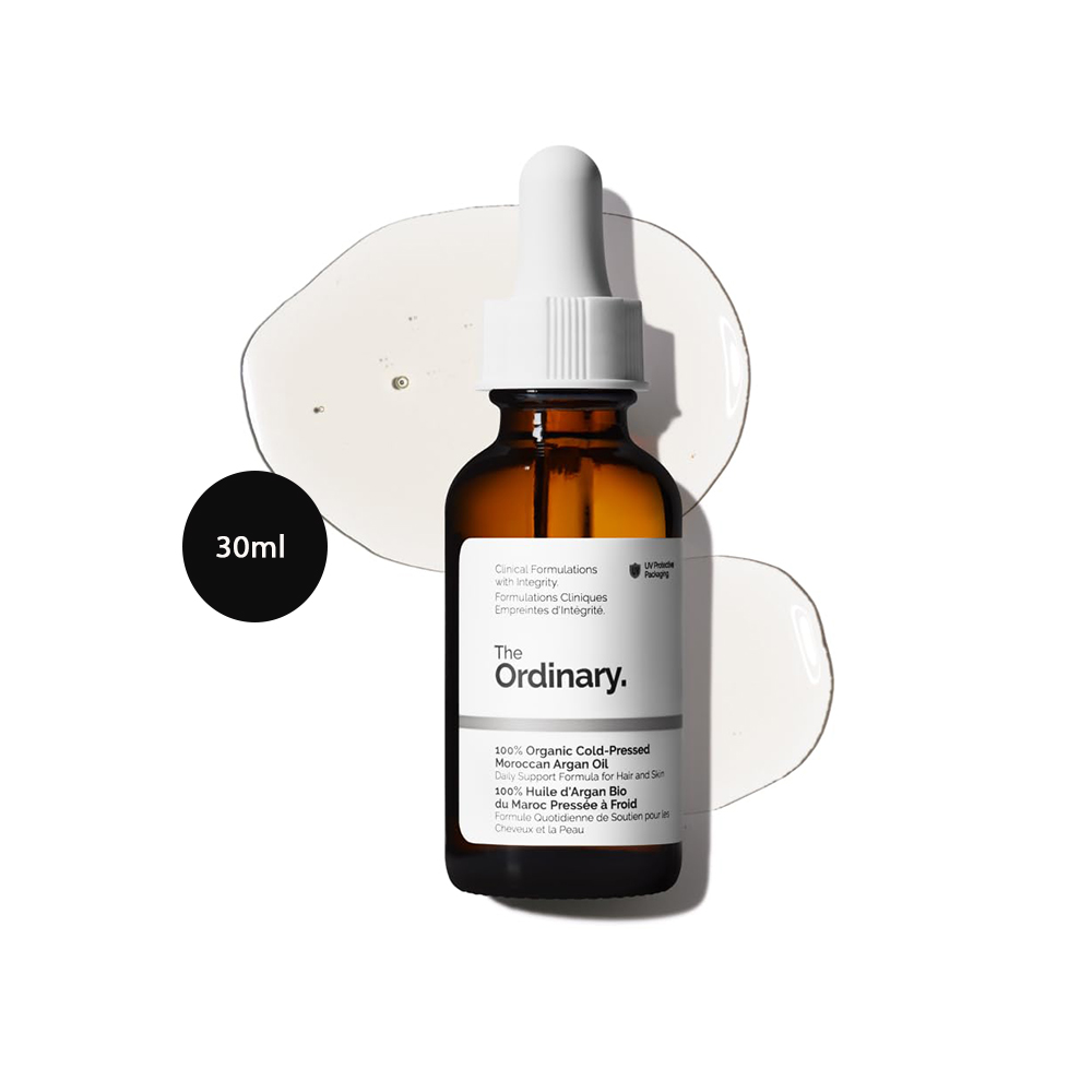 100% Organic Cold-Pressed Moroccan Argan Oil (30ml) The Ordinary 100% Organic Cold-Pressed Moroccan Argan Oil (30ml) - Image 1