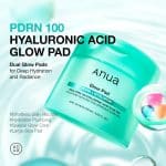 ANUA PDRN 100 Hyaluronic Acid Glow Pad (60 pads) - Image 2