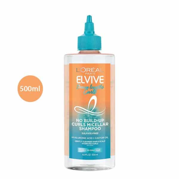 L’Oréal Paris Elvive Dream Lengths Curls No Build-Up Micellar Shampoo – 500ml